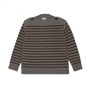 Preview: FUB Strickpullover Wolle  - beige melange